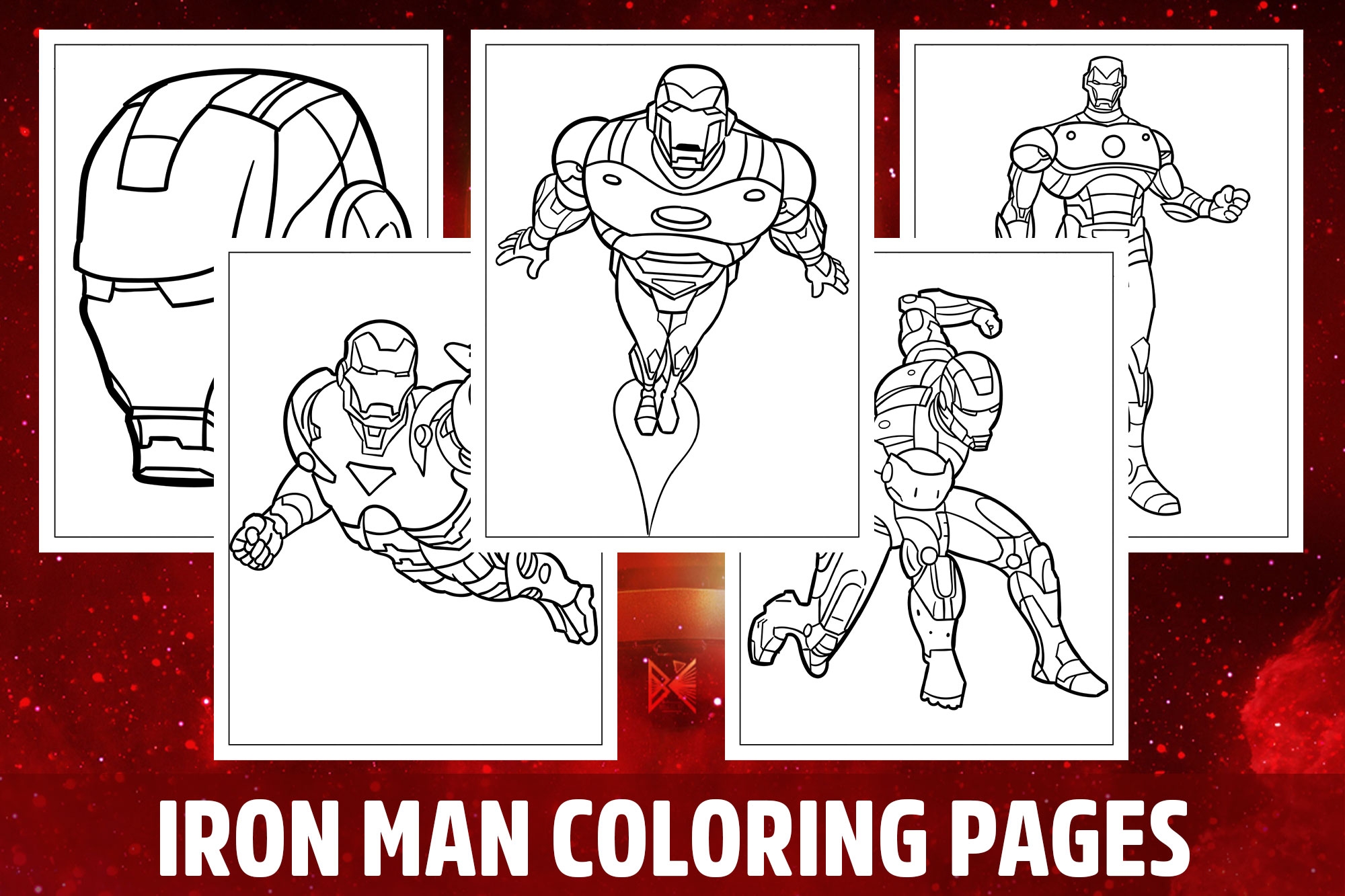 Iron Man Coloring Page Printable