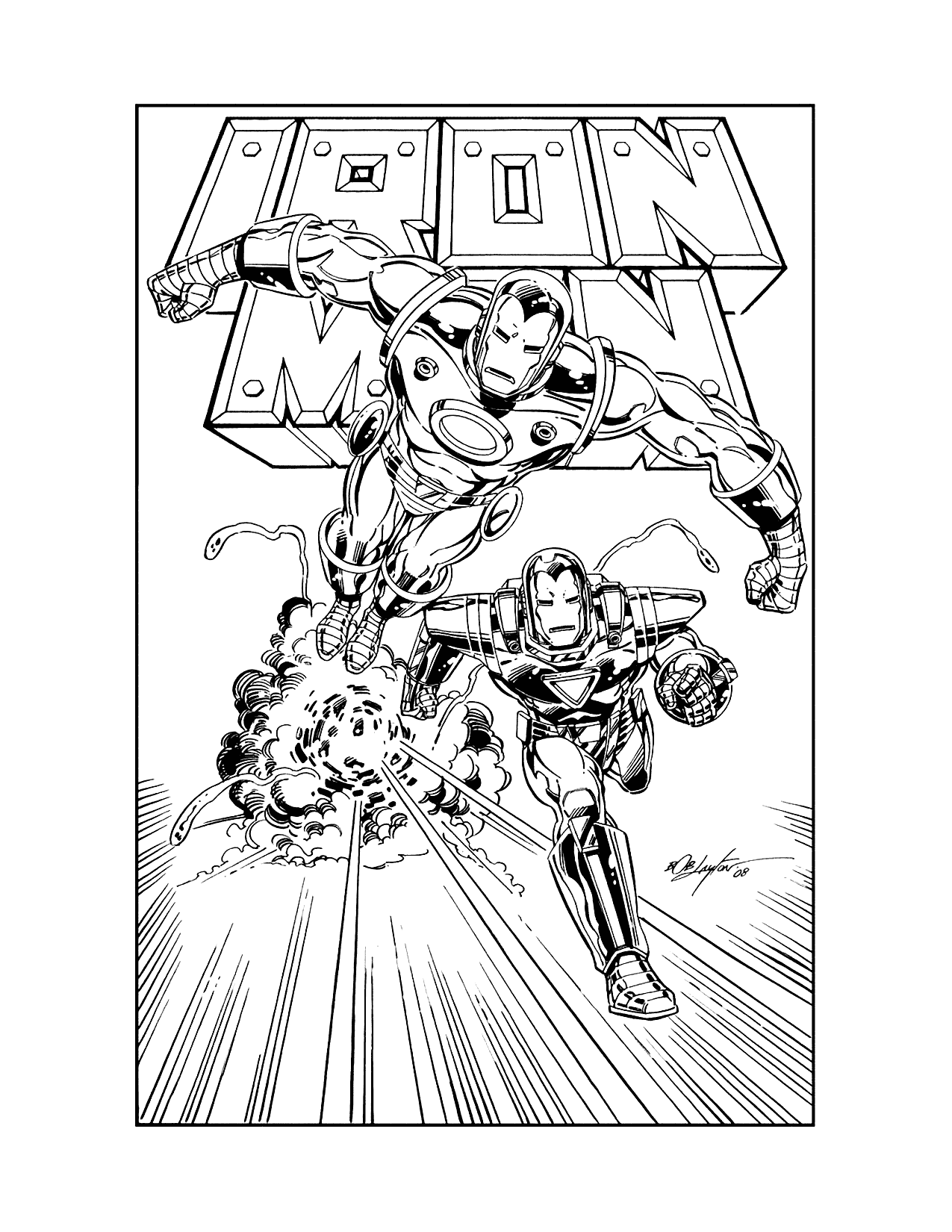 Iron Man Coloring Pages Printable Coloring Pages FREE
