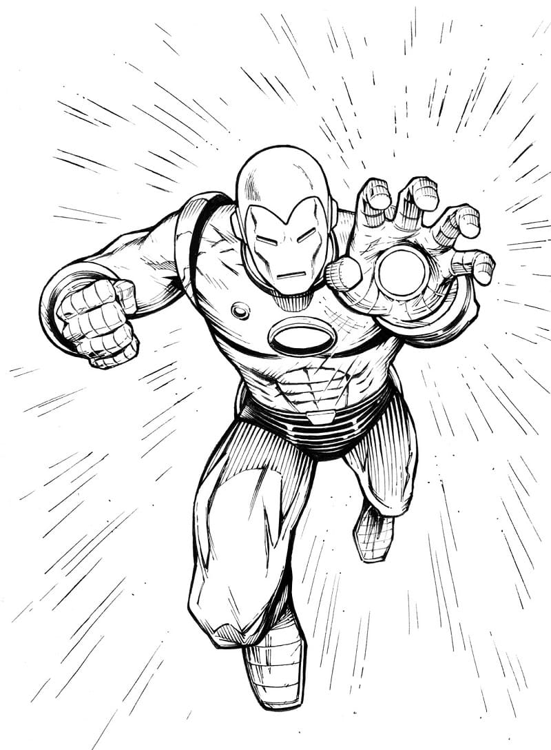 Iron Man Is Cool Coloring Page Download Print Or Color Online For Free