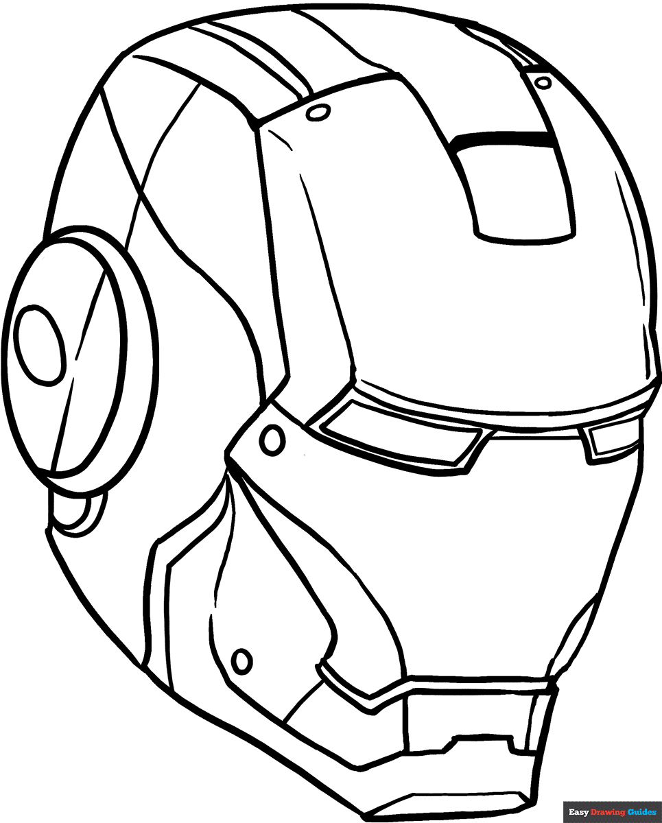 Iron Man Coloring Pages Free Printable