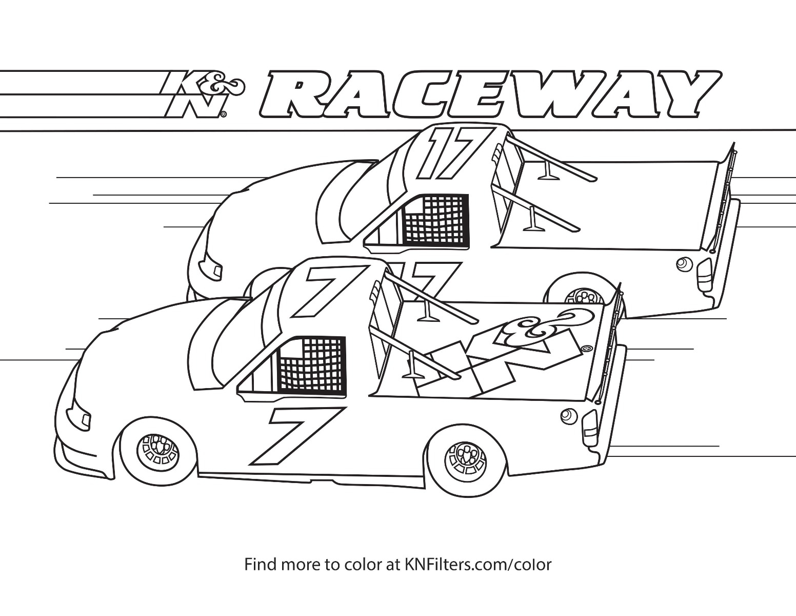 Nascar Coloring Pages Printable