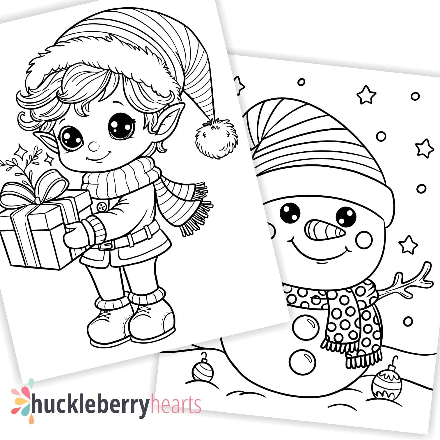Free Pdf Christmas Coloring Pages