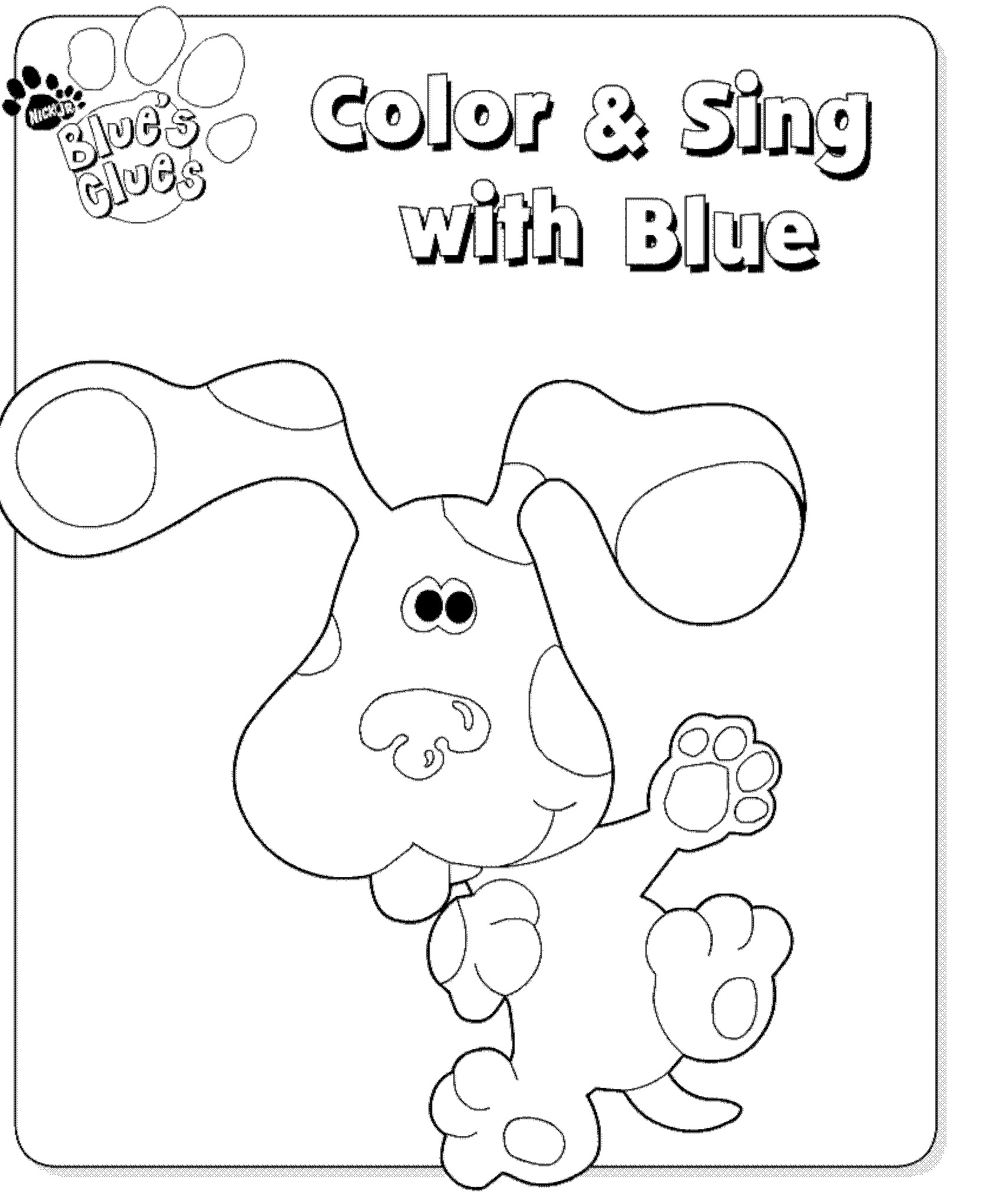 Kids n fun Blues Clues