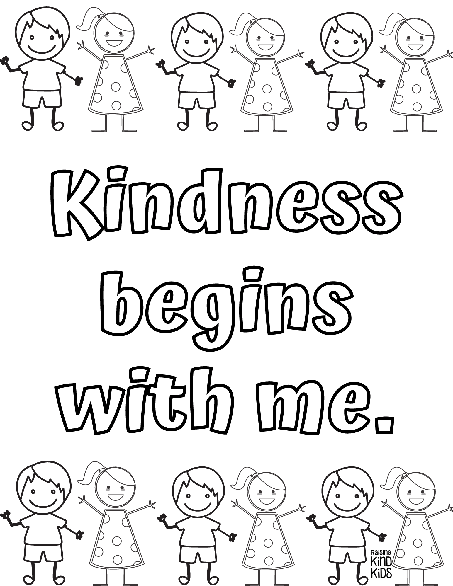 Kindness Coloring Pages 7 Coffee And Carpool Intentionally Raising Kind Kids