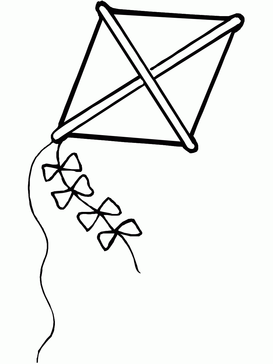 Kite Coloring Page FREE Printable PDF From PrimaryGames