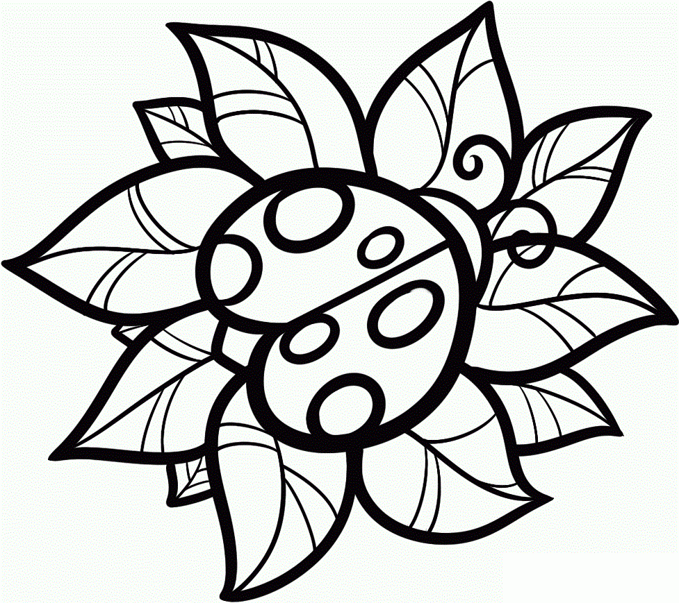 Ladybug Coloring Page Printable