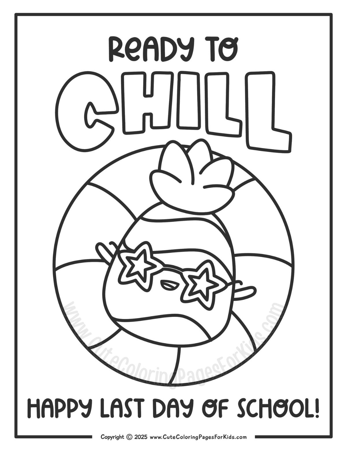 Last Day Of School Coloring Pages Free Printable PDFs Cute Coloring Pages For Kids