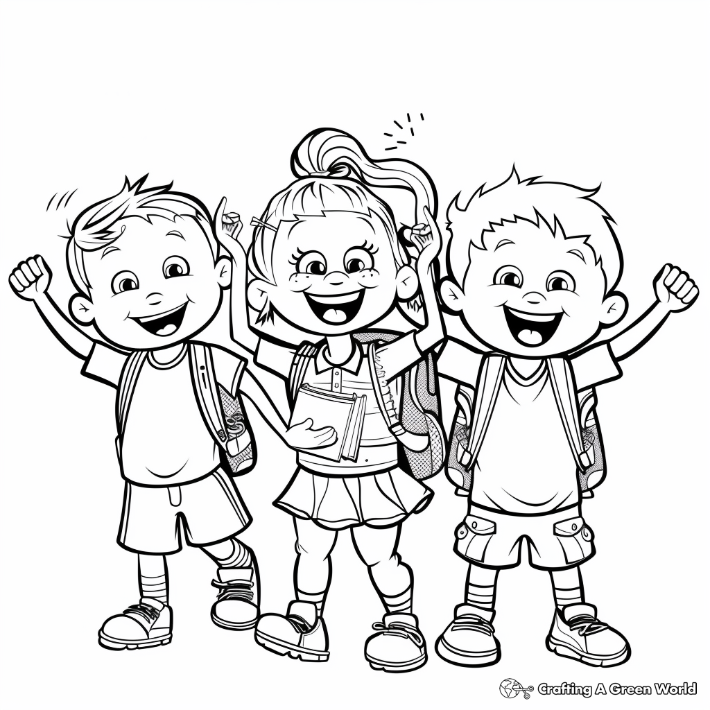 Last Day Of School Coloring Pages Free Printable 