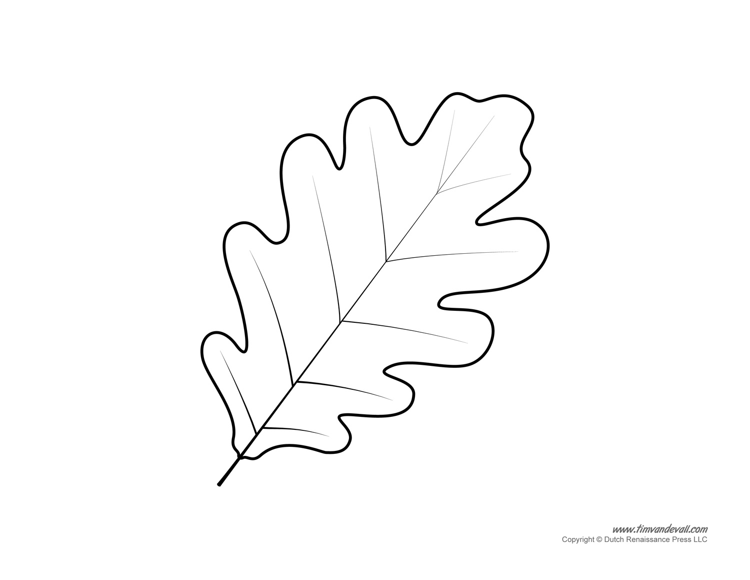 Leaves Printable Coloring Pages