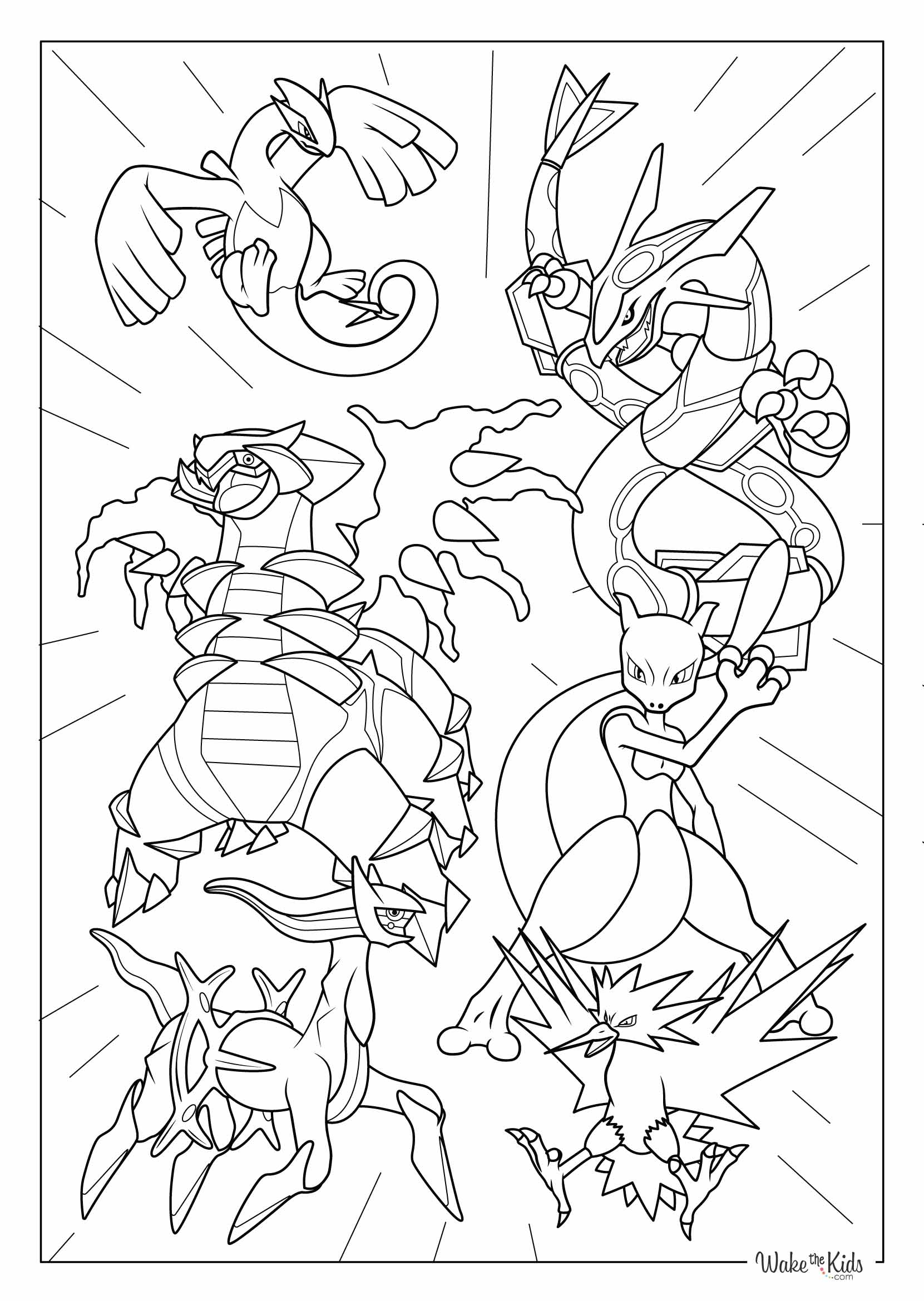 Free Coloring Page Pokemon
