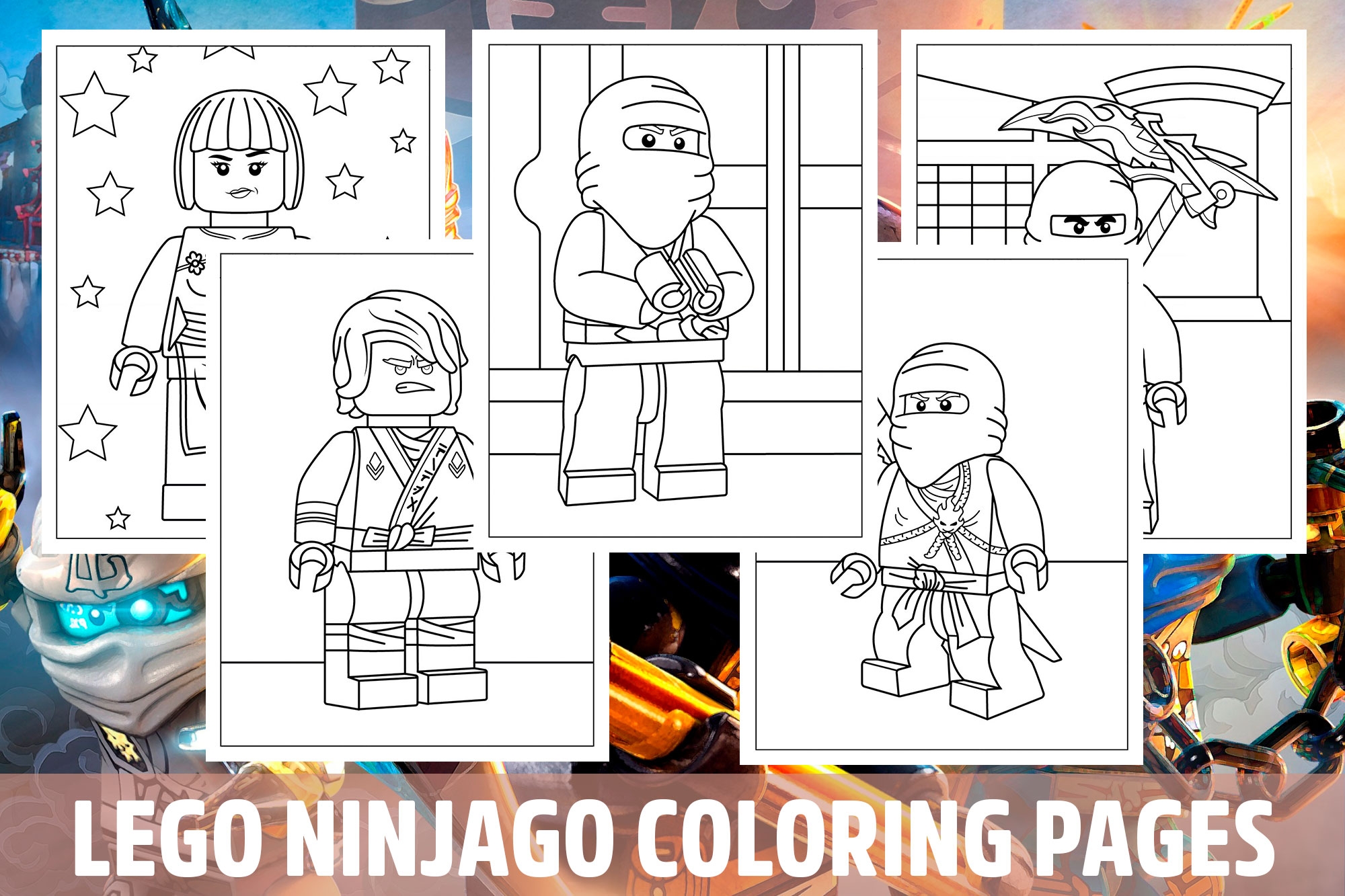 Printable Ninjago Coloring Pages