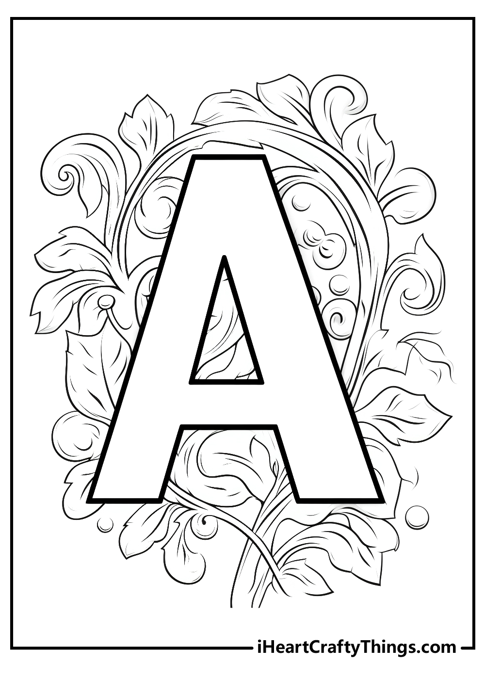 Letter A Coloring Pages 100 Free Printables 