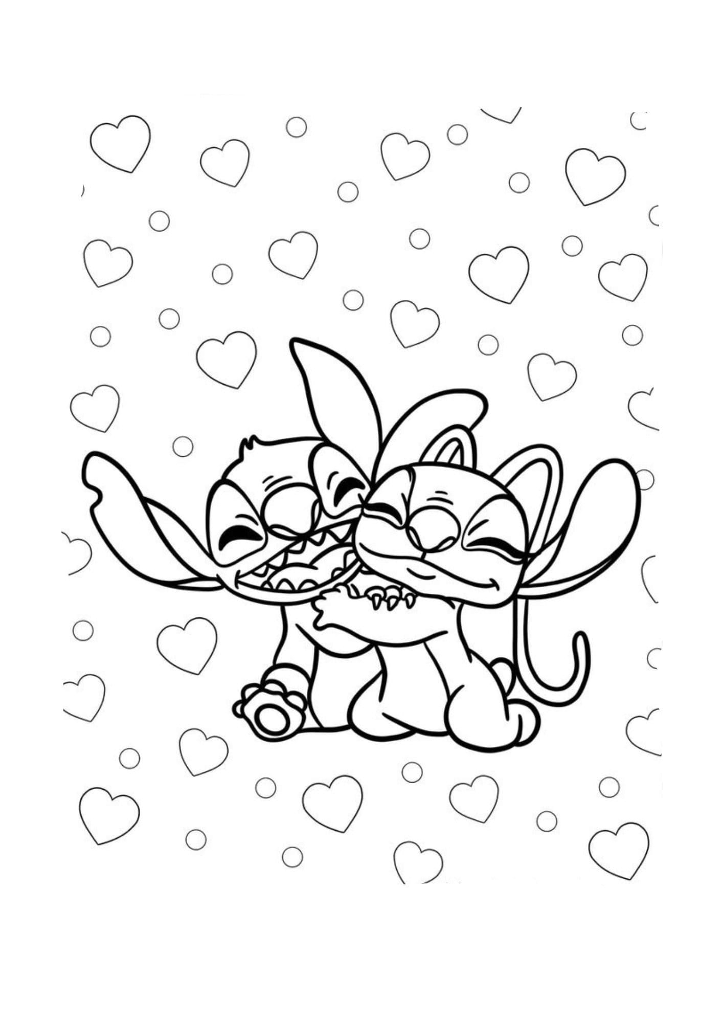 Lilo And Stitch Coloring Printable Pages Digital Download PDF Kids Activity 10 X Pages Etsy UK