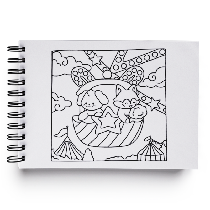 Livro De Colorir Fluffy Estilo Bobbie Goods Papelletos Papelaria