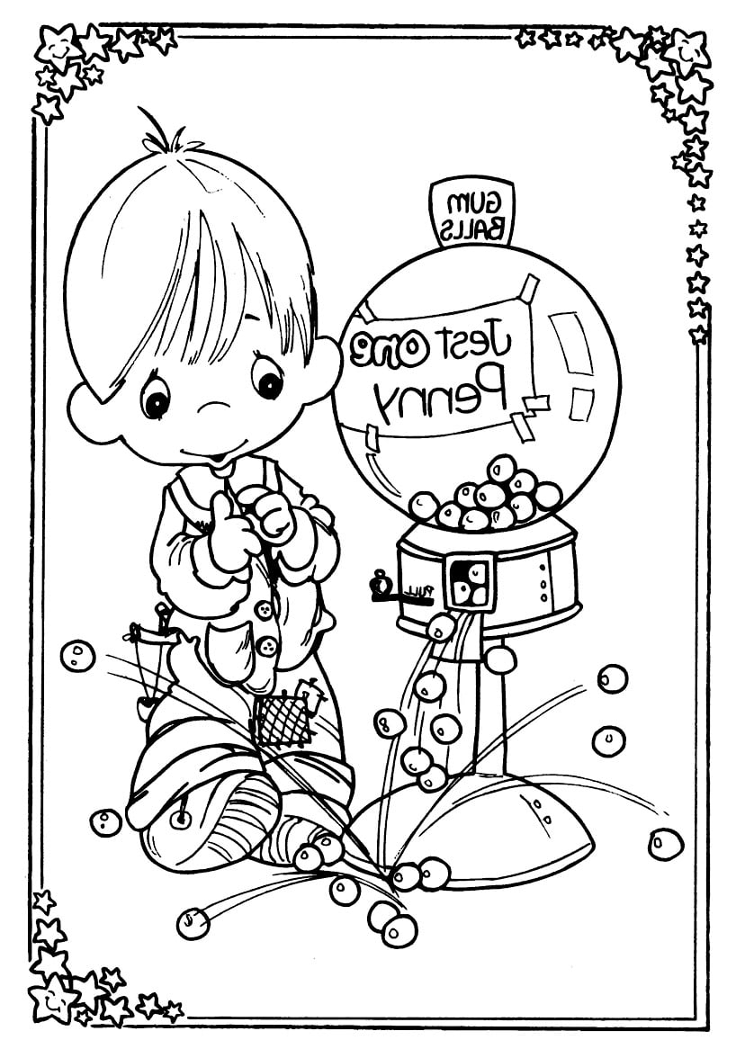 Precious Moments Coloring Pages Free Printable