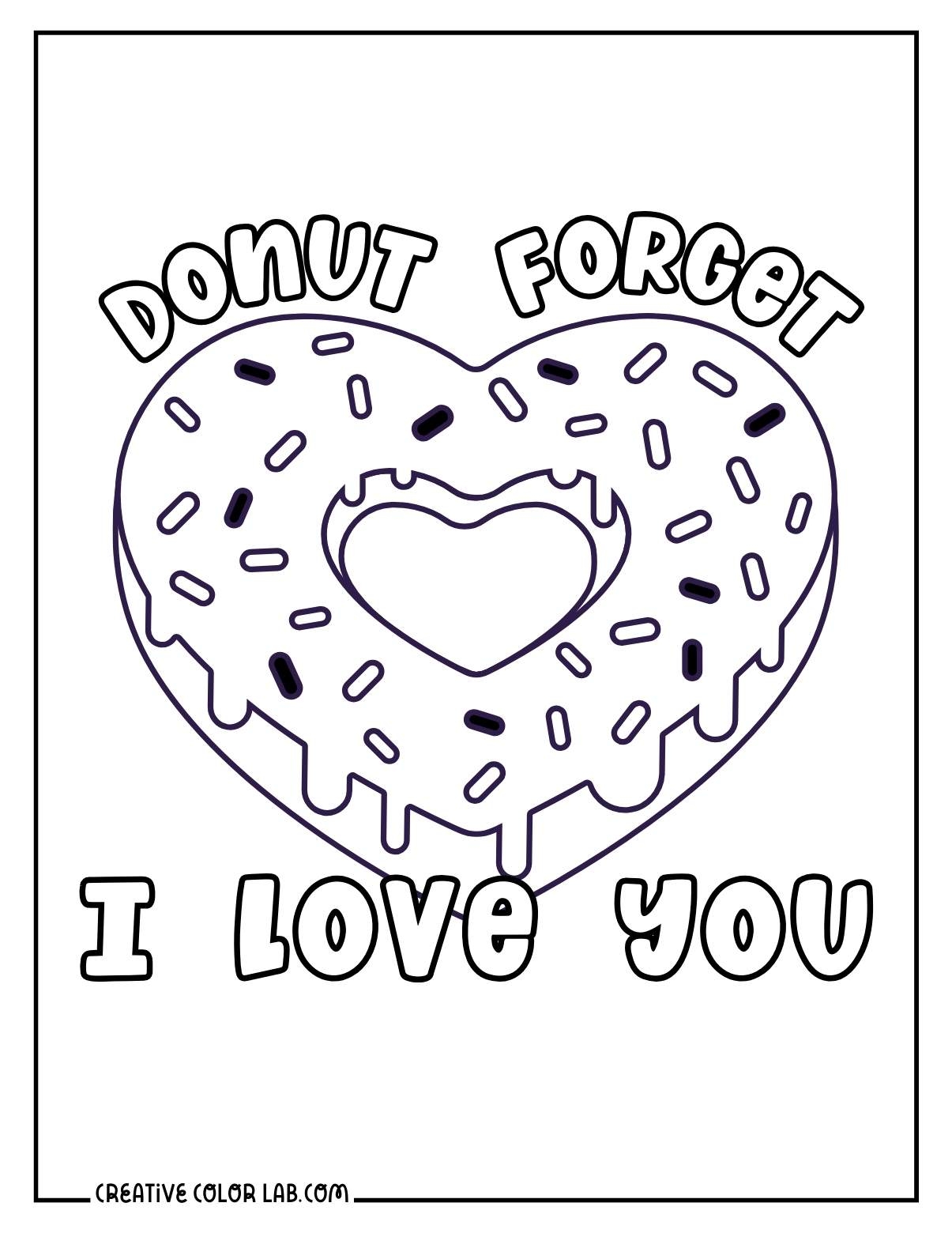 Free Love Coloring Pages