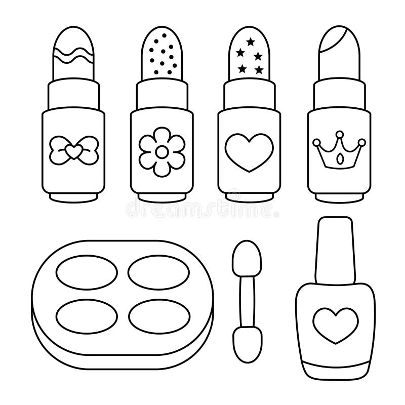 Makeup Coloring Pages Stock Illustrations 71 Makeup Coloring Pages Stock Illustrations Vectors Clipart Dreamstime