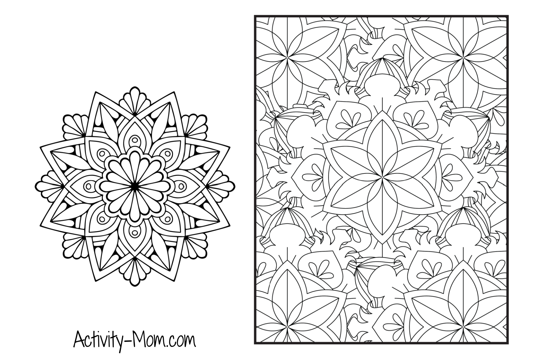 Free Printable Coloring Pages Mandala