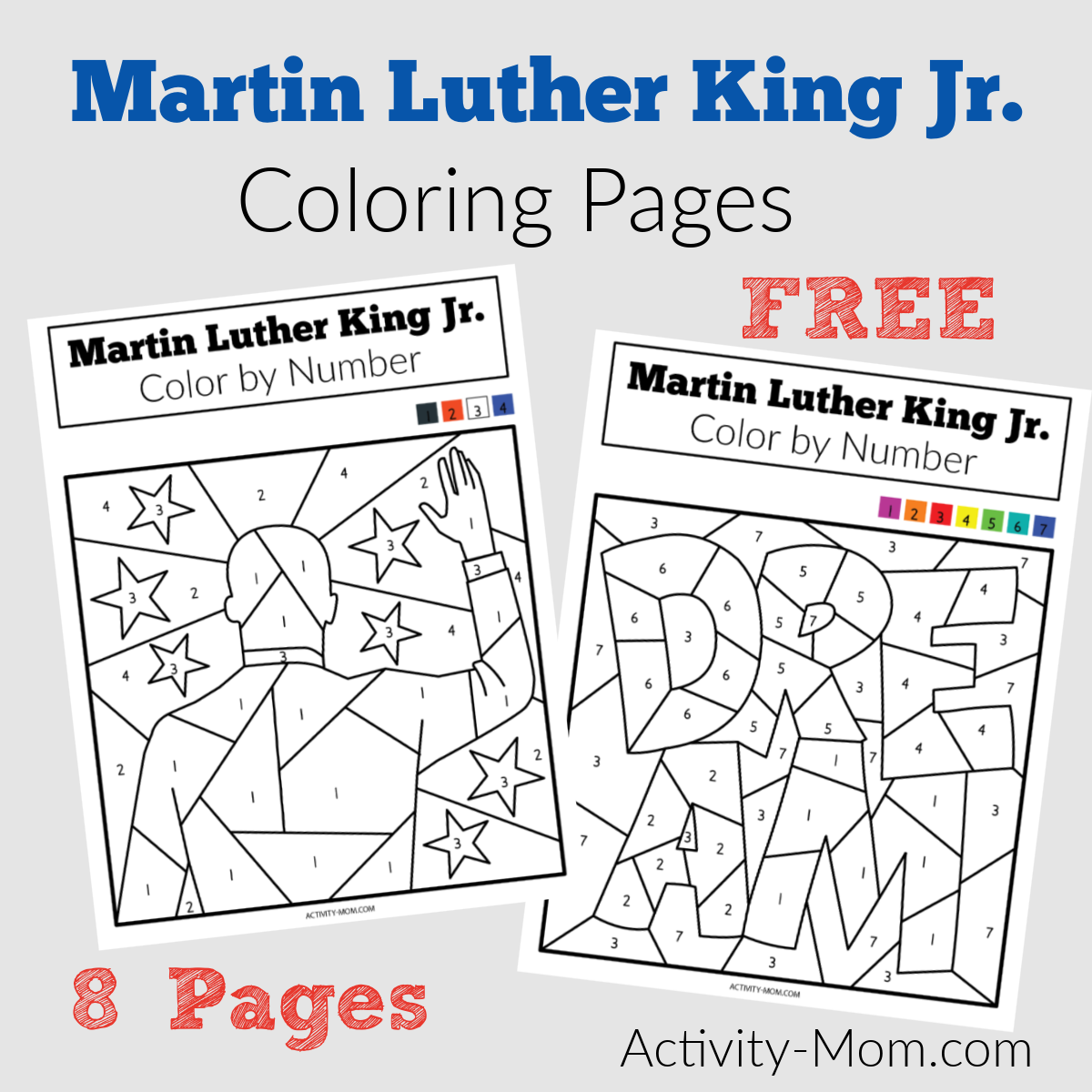 Martin Luther King Coloring Page Free