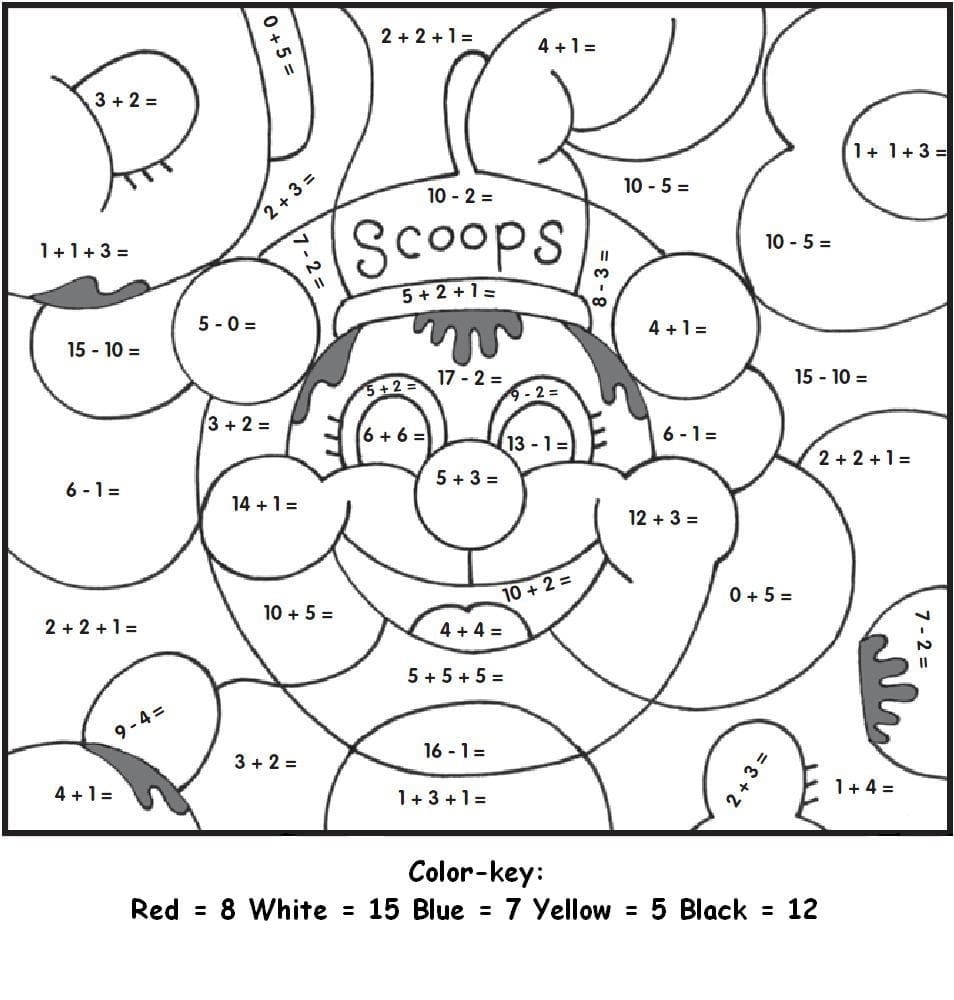 Maths Coloring Pages Printable