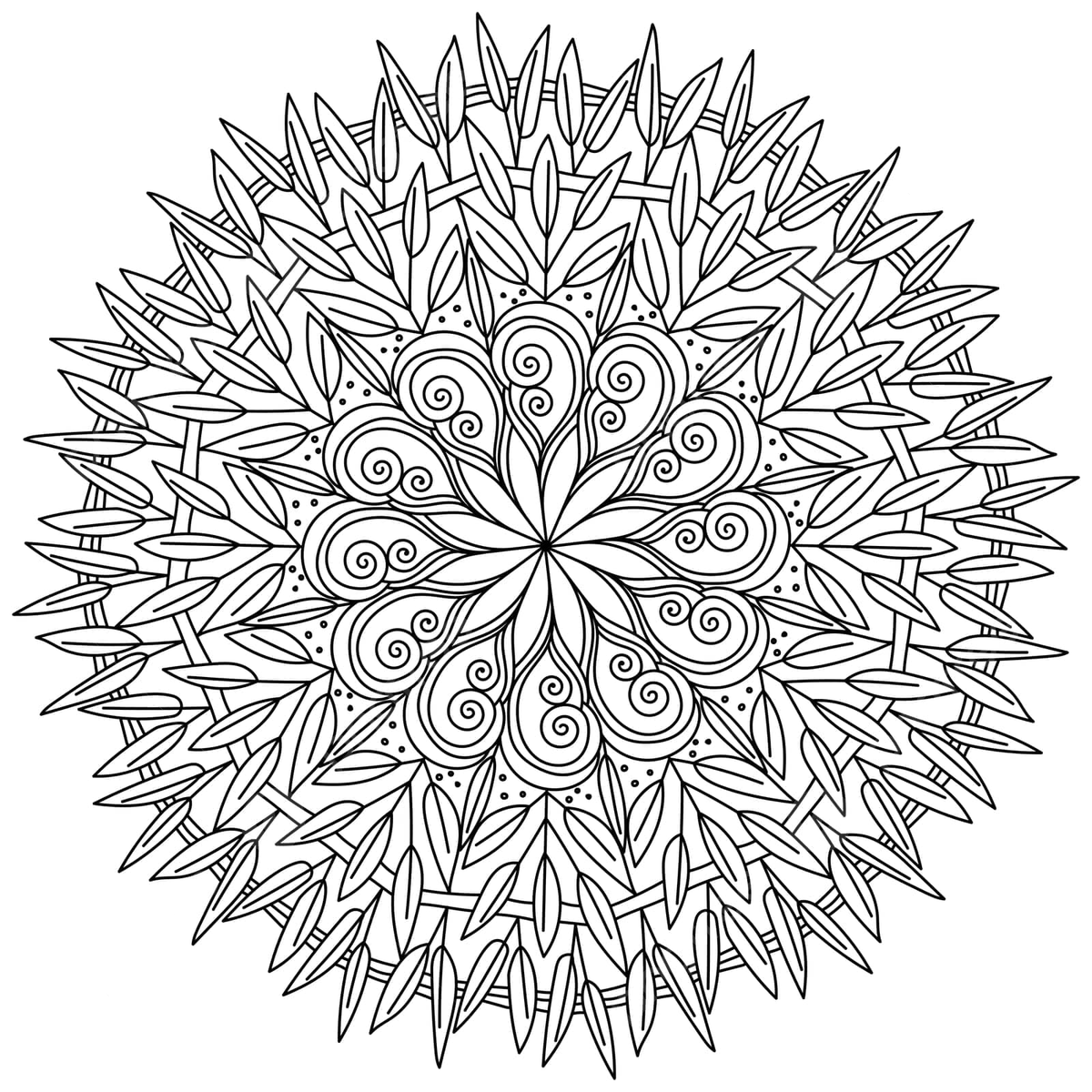 Intricate Coloring Pages Printable
