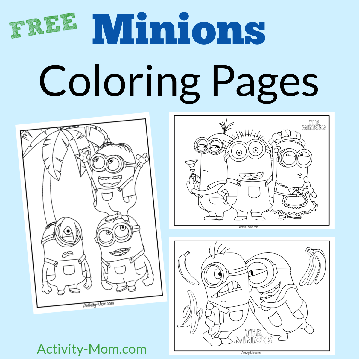 Minions 4 Coloring Pages Printable
