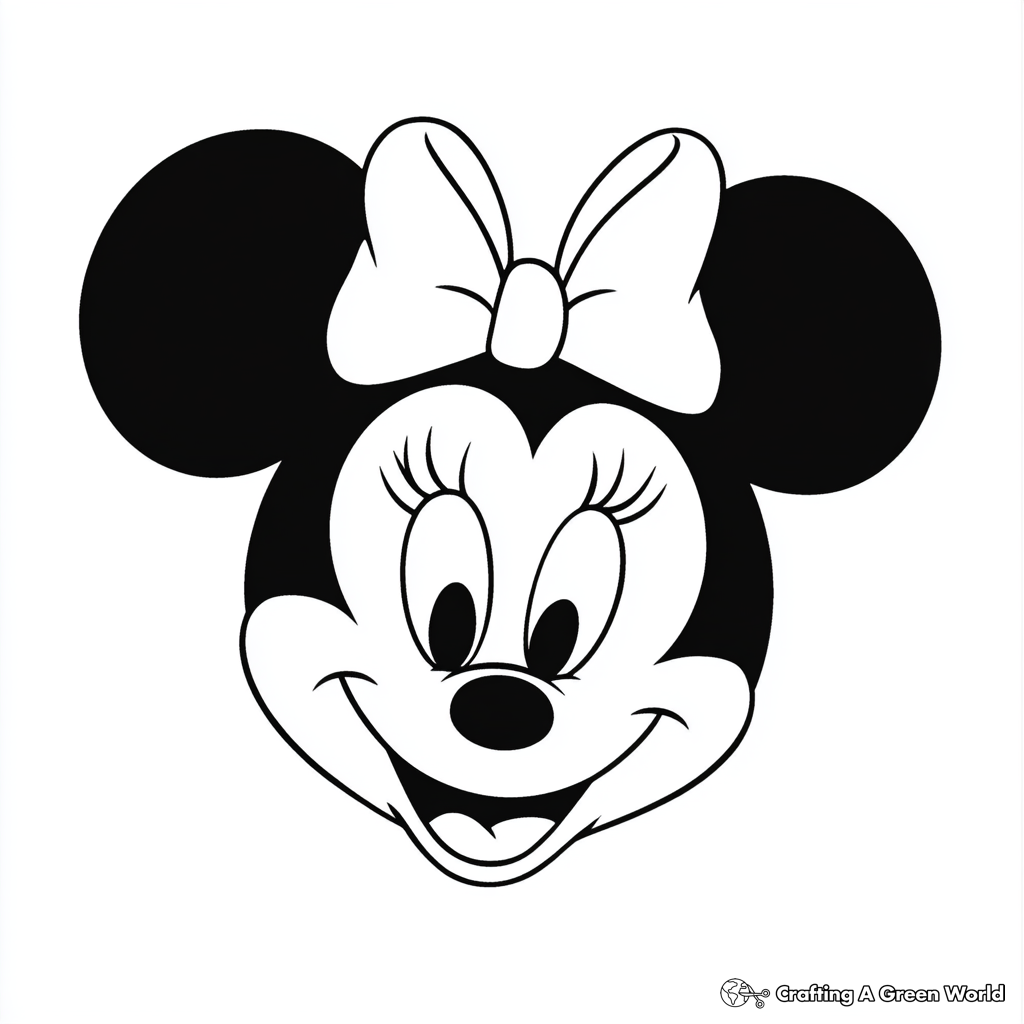 Minnie Mouse Coloring Pages Free Printable 