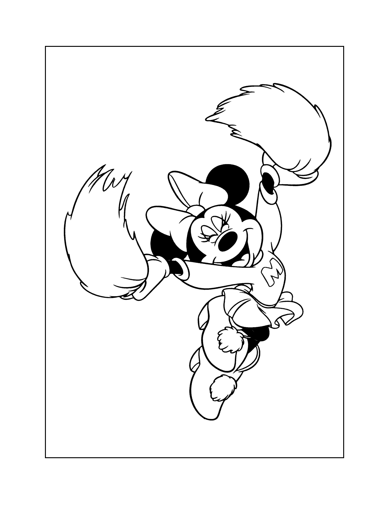 Minnie Mouse Coloring Pages Printable Coloring Pages FREE