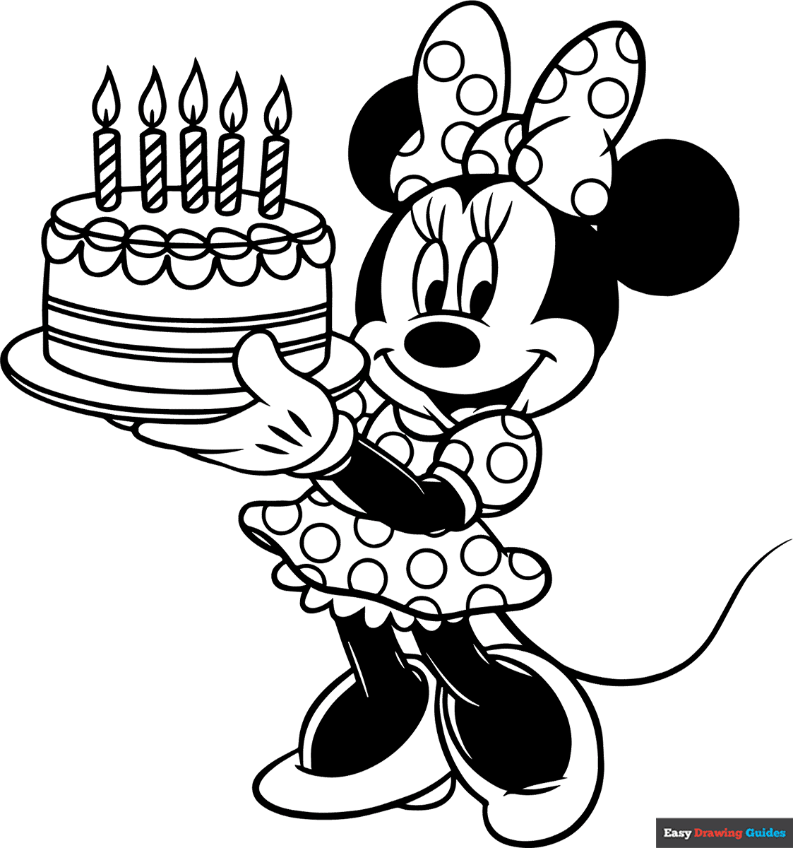 Free Printable Coloring Pages Of Minnie Mouse