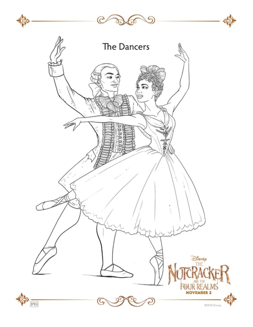 Misty Copeland Coloring Page From Disney s Nutcracker Mama Likes 