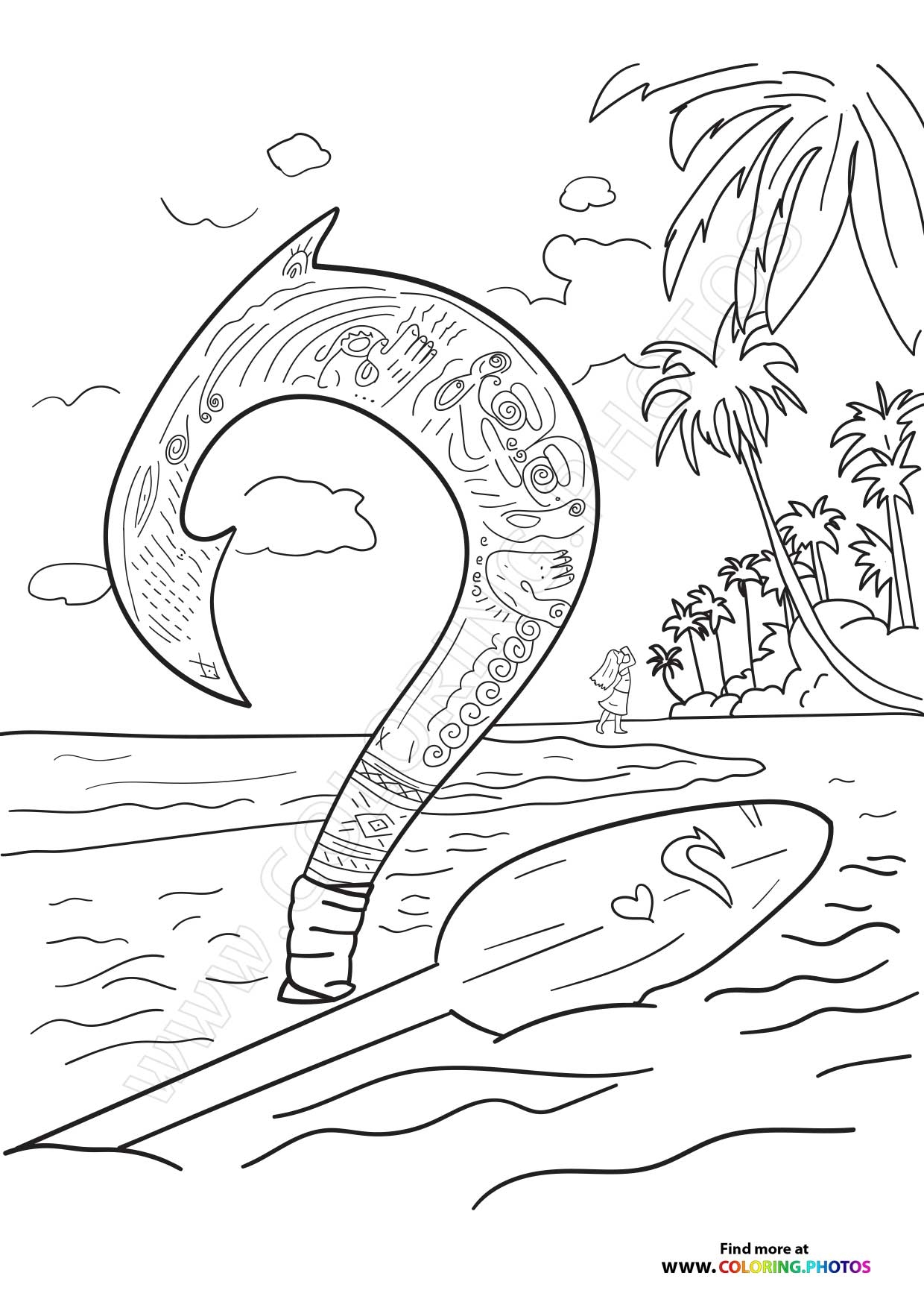 Moana 2 Coloring Pages For Kids