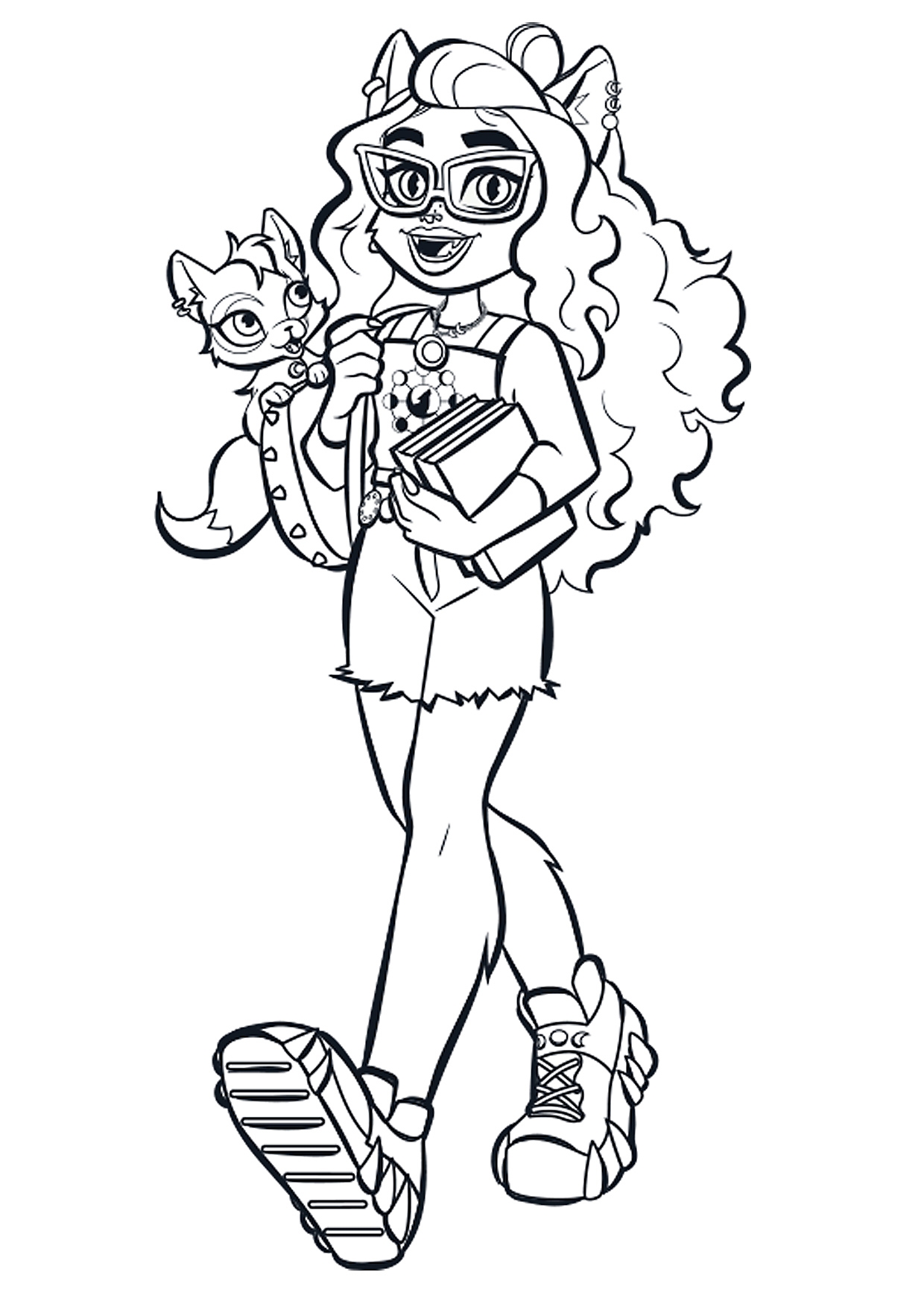 Monster High Coloring Pages Printable Free