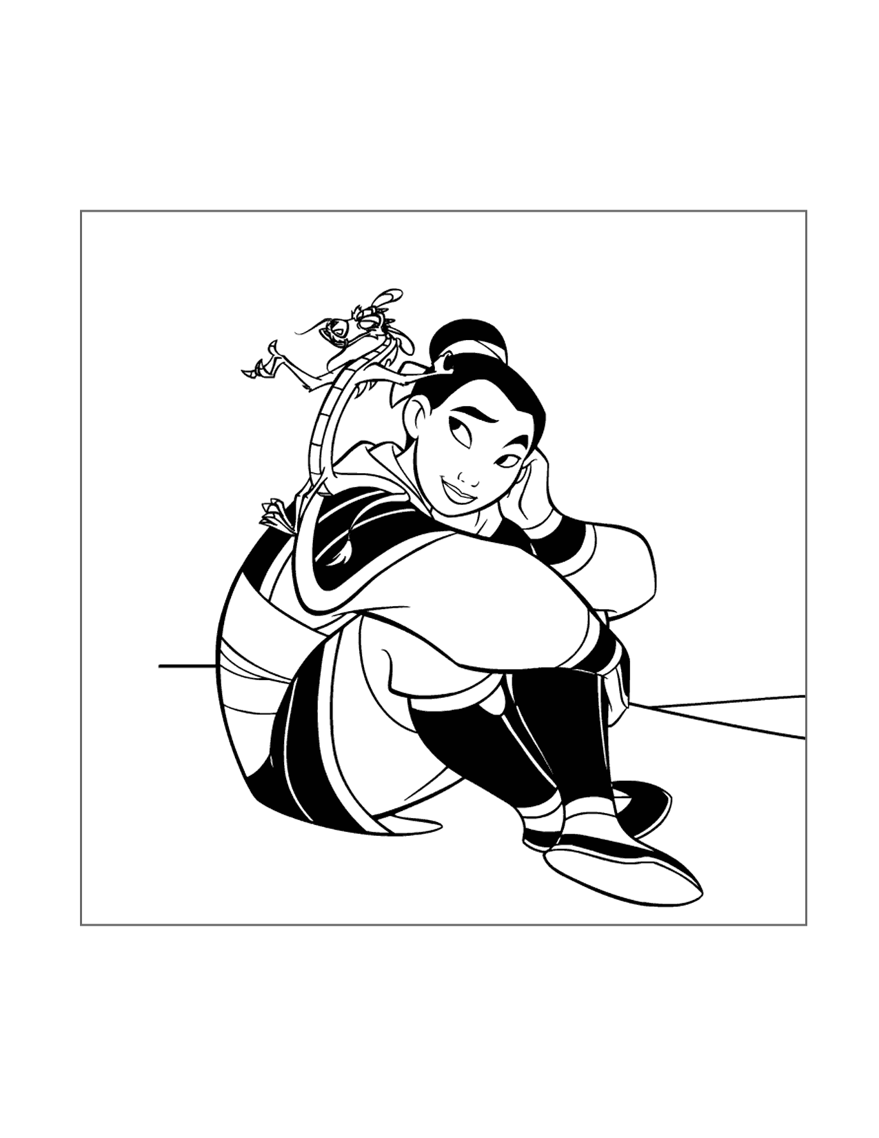 Mulan Coloring Pages Printable Coloring Pages FREE