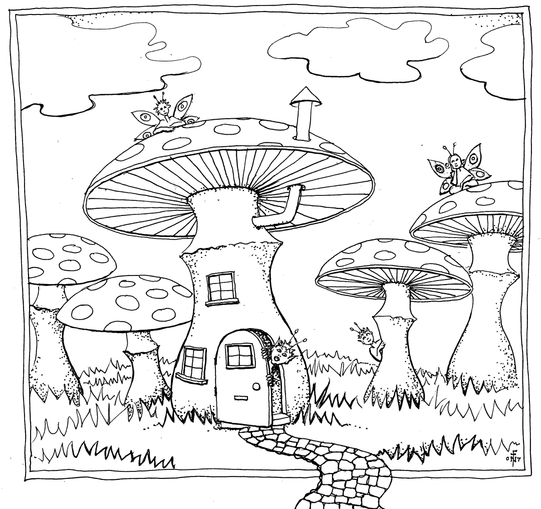 Mushroom Coloring Pages Printable Coloring Pages FREE