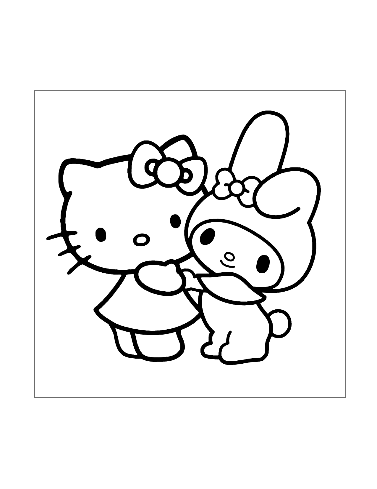 My Melody Coloring Pages Printable Coloring Pages FREE