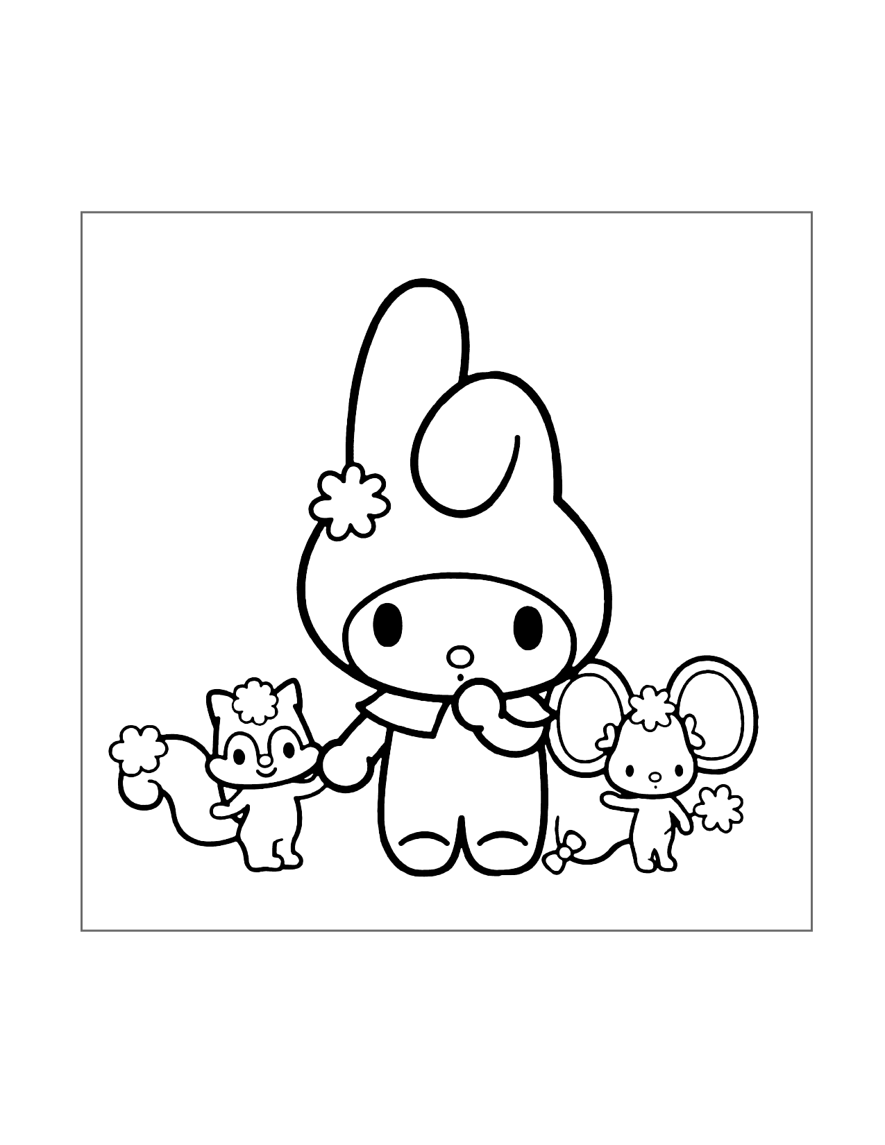 My Melody Coloring Pages Printable Coloring Pages FREE