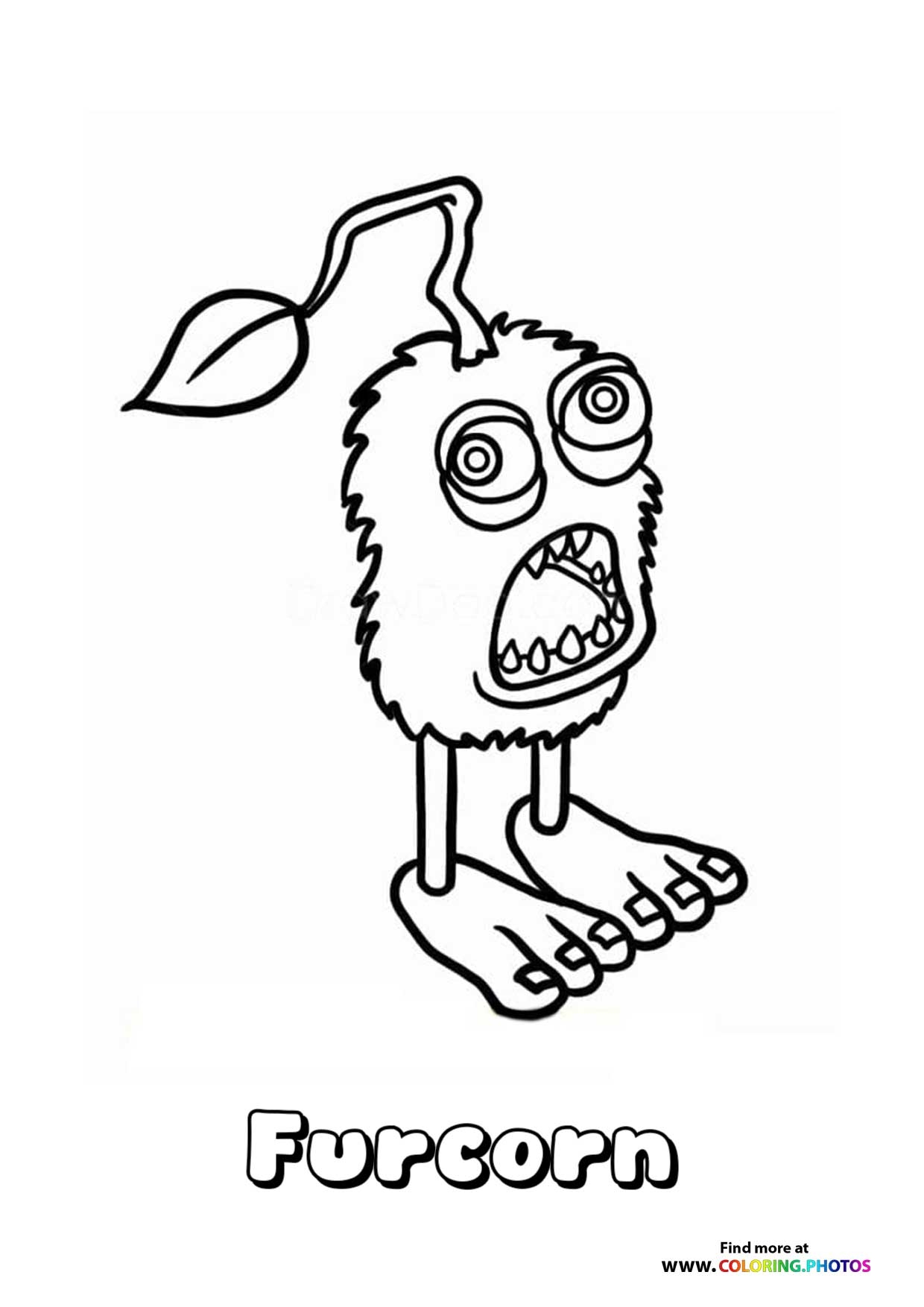 My Singing Monsters Coloring Pages For Kids