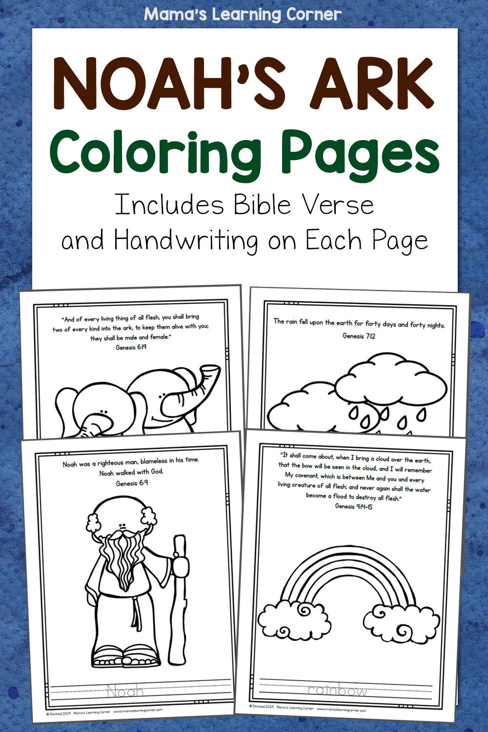 Free Printable Noah's Ark Coloring Pages