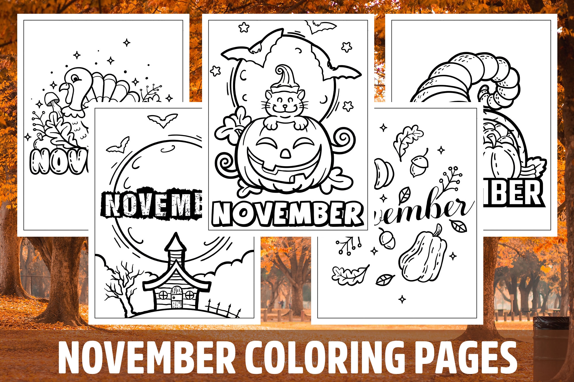November Coloring Pages Free Printable