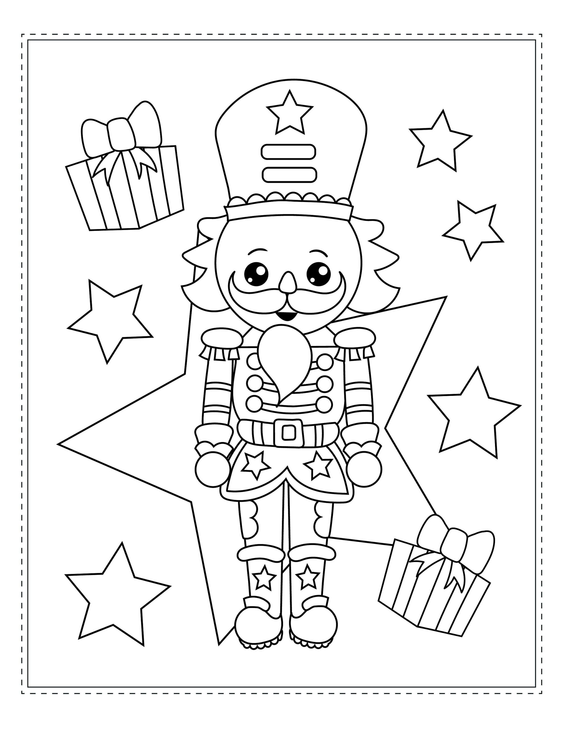 Nutcracker Coloring Book Digital Download Coloring Pages Etsy