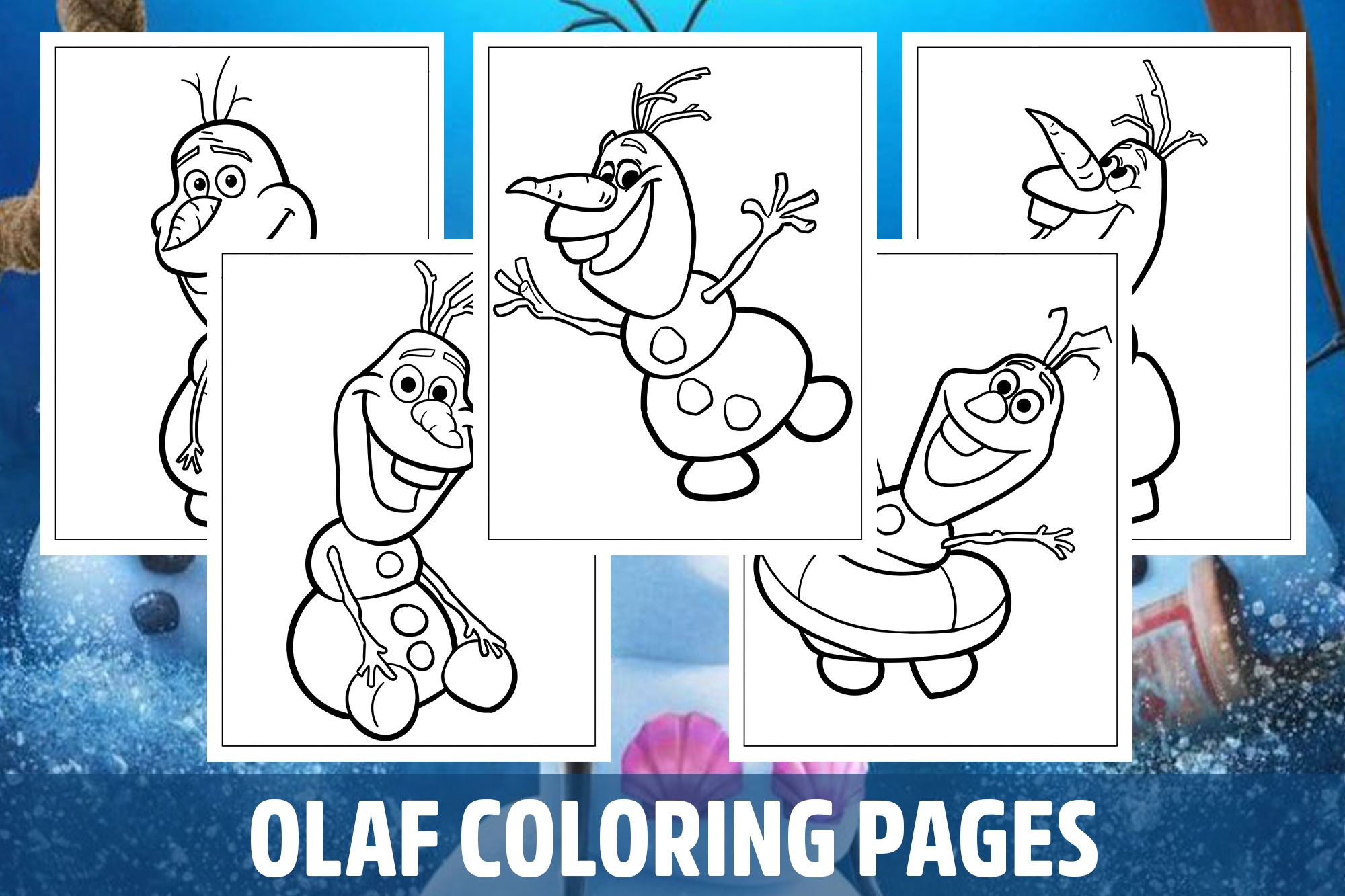 Olaf Coloring Pages For Kids Girls Boys Teens Birthday School Activity Made By Teachers