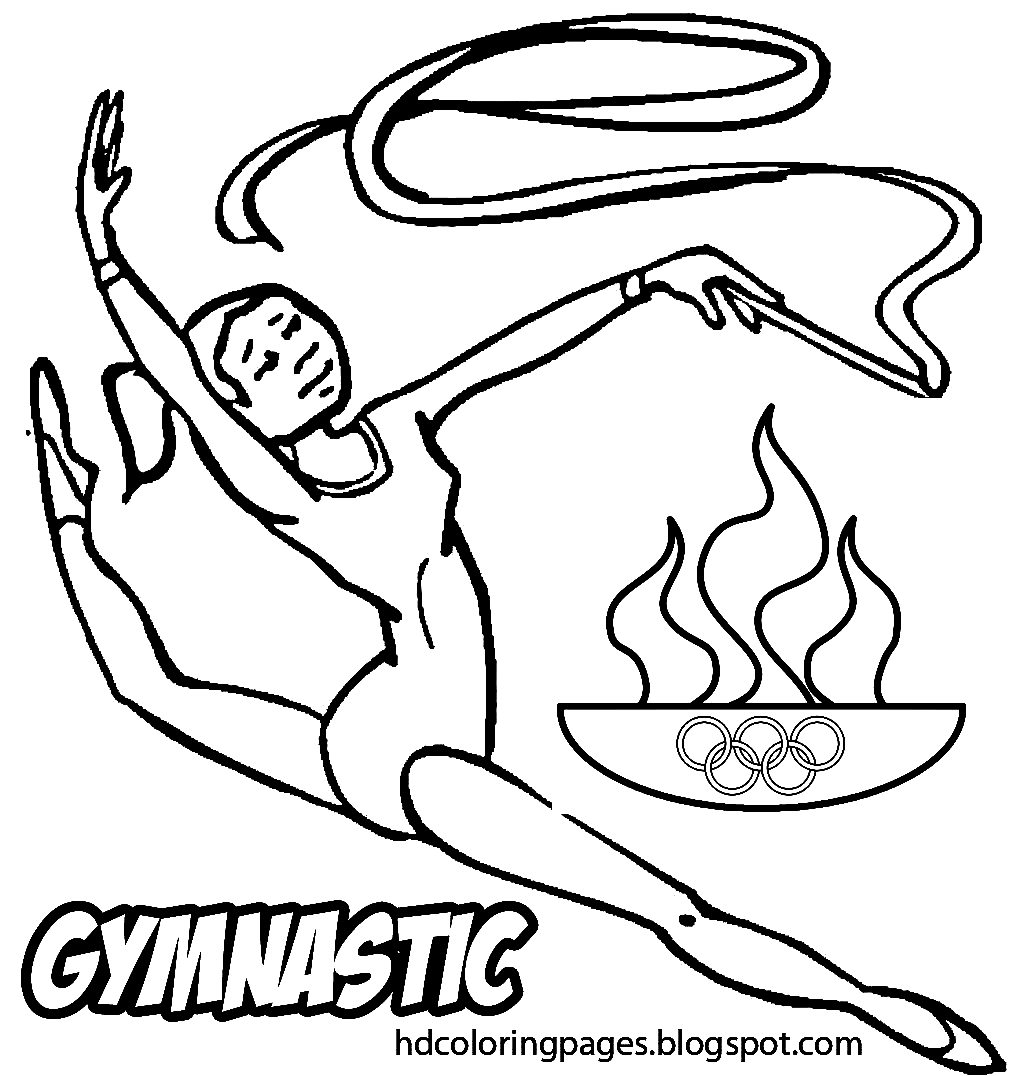 Free Coloring Pages Olympics