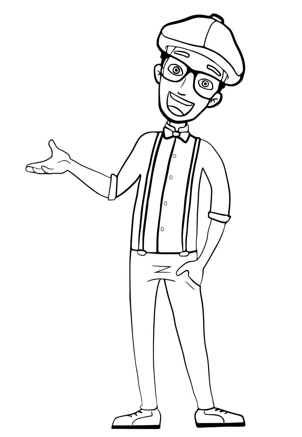 Online Blippi Coloring Pages And Printable 100 Freemium 