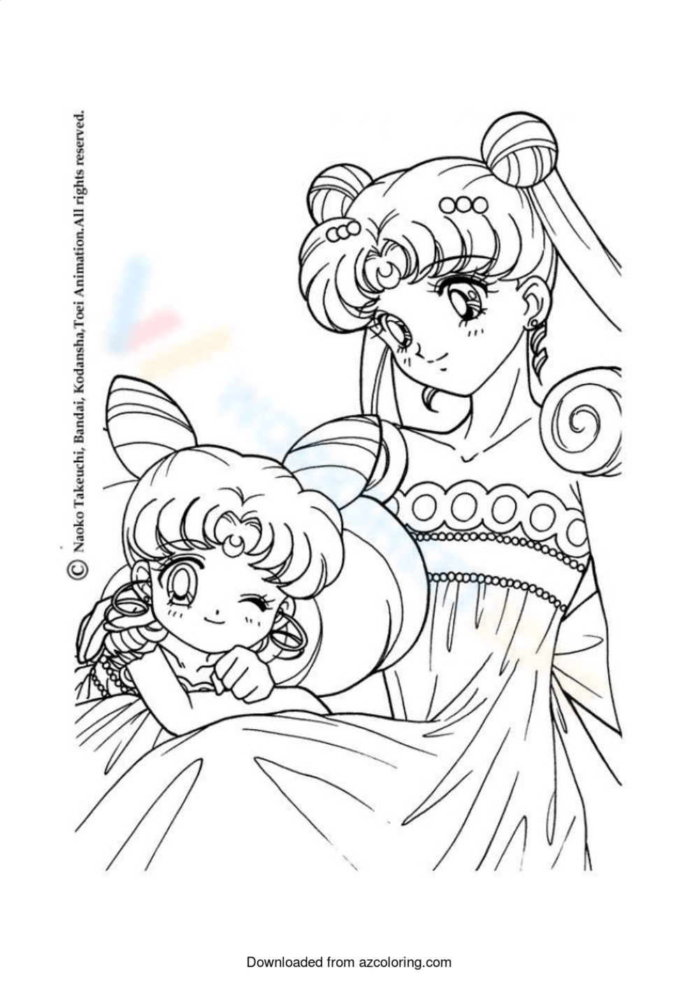 Printable Sailor Moon Coloring Pages