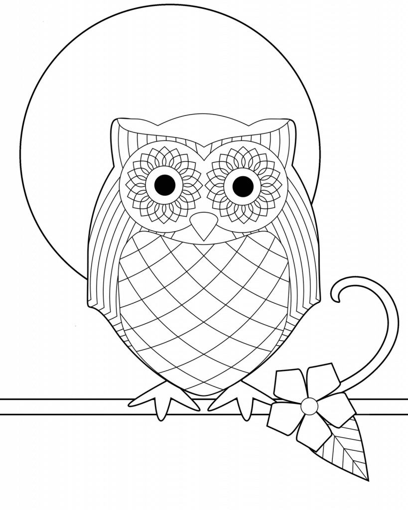 Owl Coloring Pages Printable Coloring Pages FREE