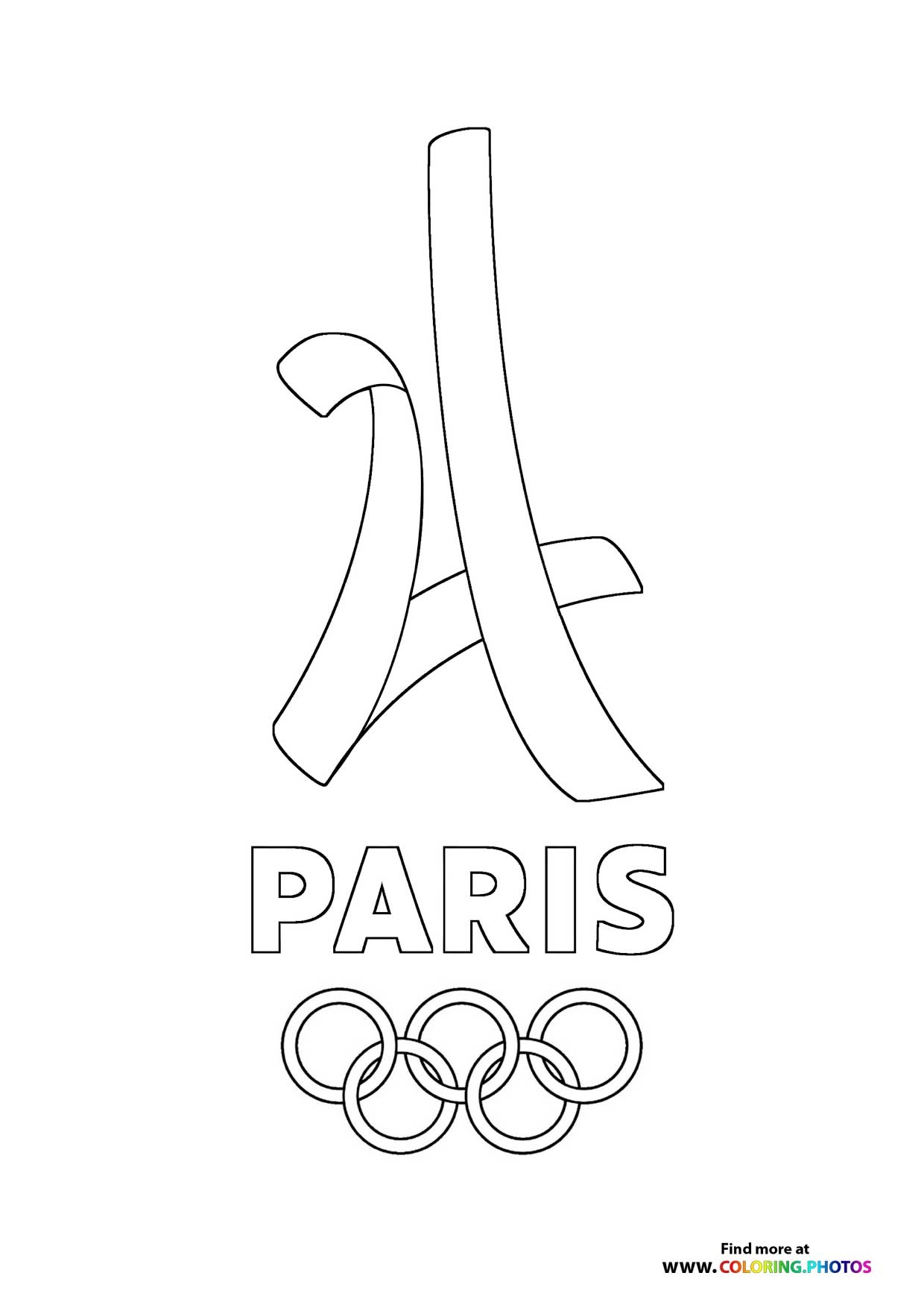 Paris 2024 Olympics Coloring Pages Free Printables For Kids 