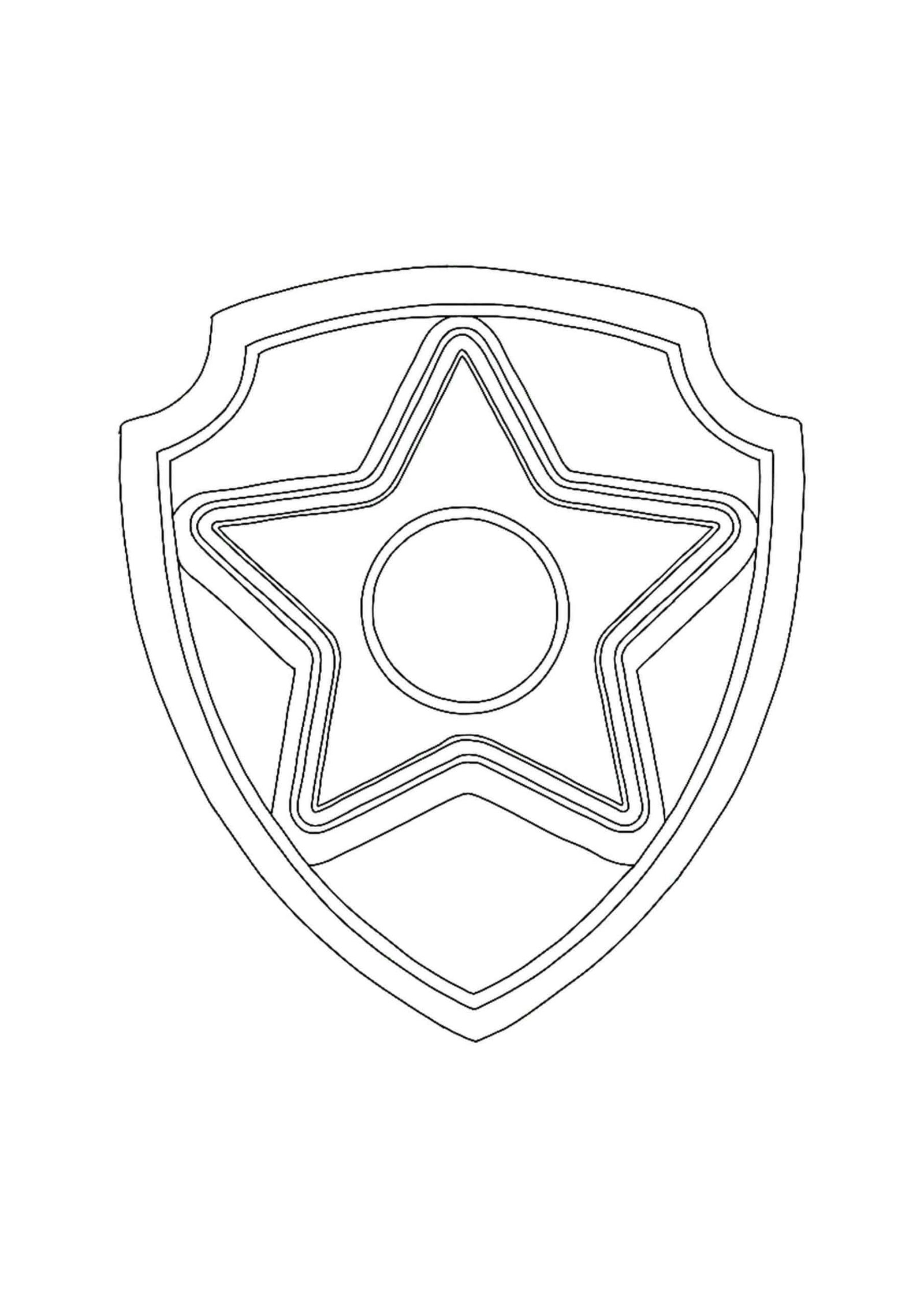 Free Printable Chase Paw Patrol Coloring Pages