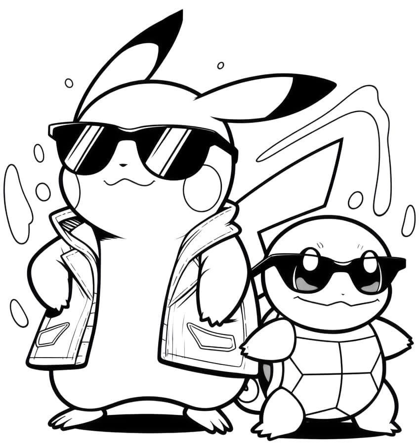Pikachu Coloring Pages 46 New Coloring Sheets For Fans