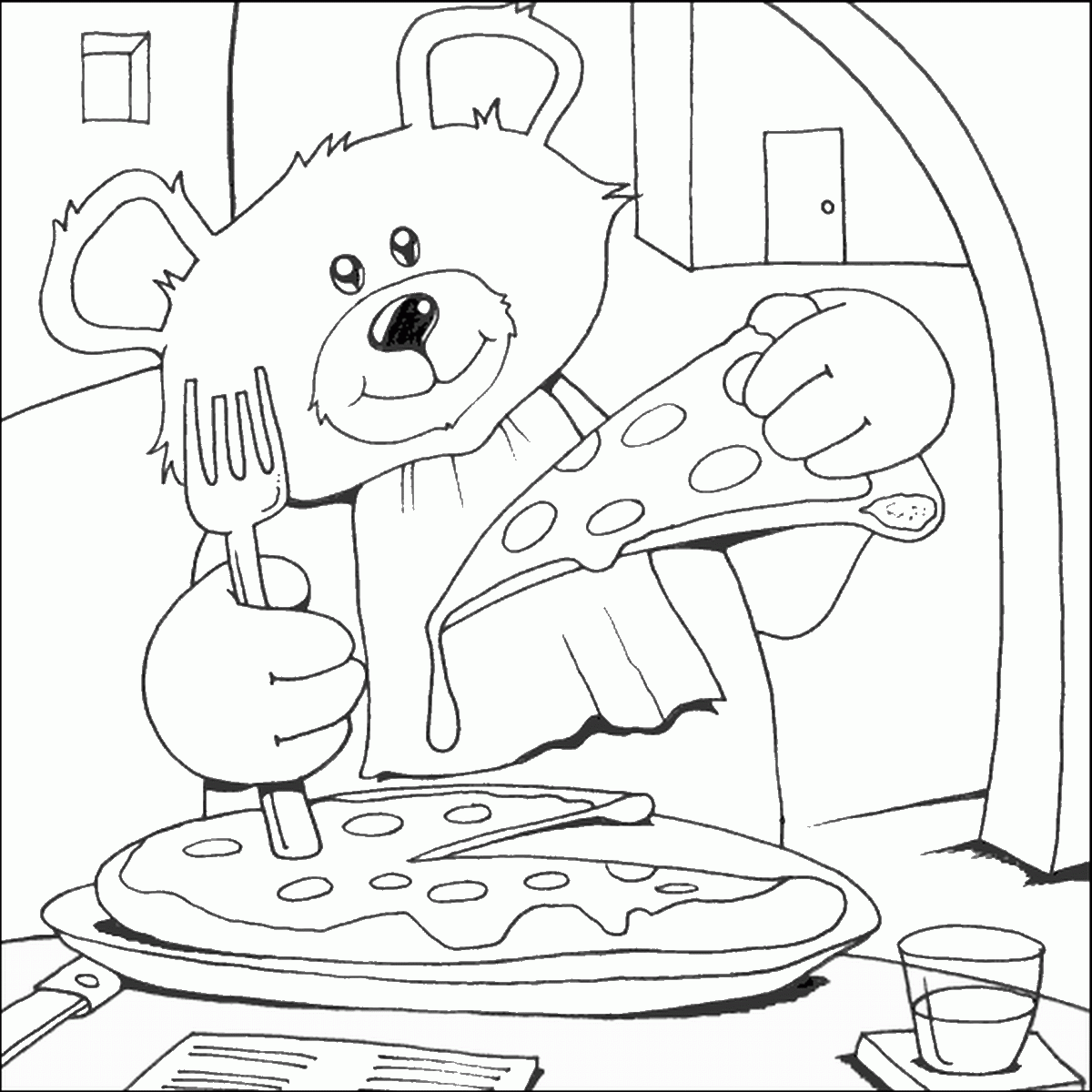  Pizza Coloring Pages Books 100 FREE And Printable 