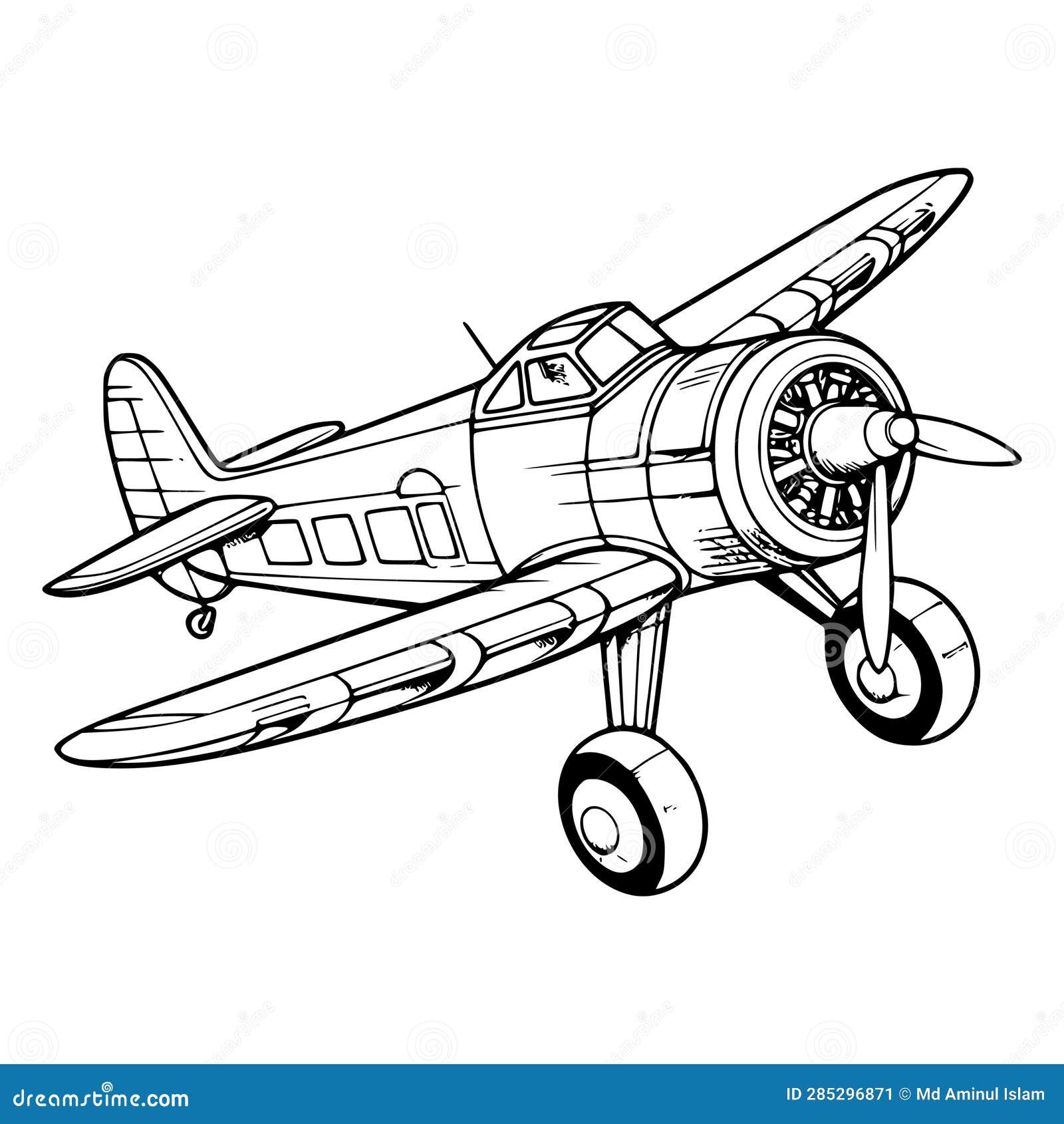 Airplane Printable Coloring Pages